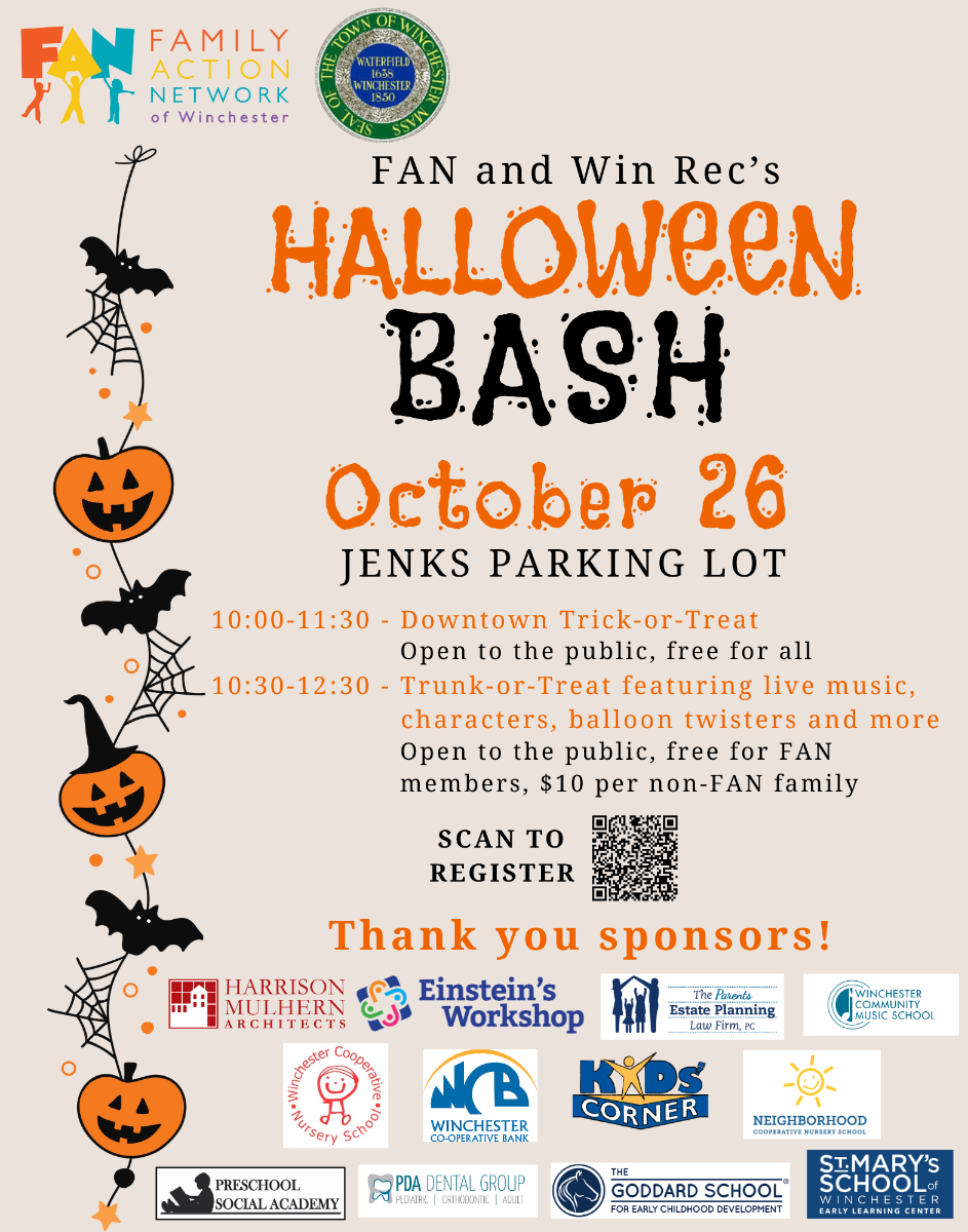 FAN & Winchester Rec's 2024 Halloween Bash! Winchester Town Common